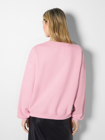 Bershka Sweatshirt in Pink