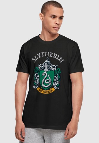 T-Shirt 'Harry Potter - Slytherin Crest' ABSOLUTE CULT en noir : devant