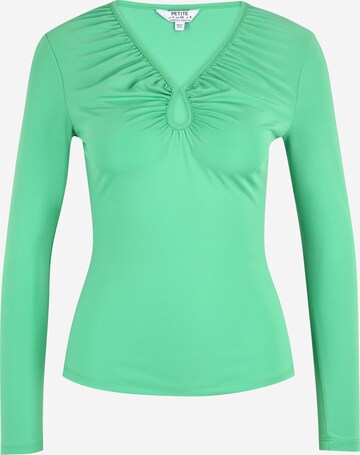 Dorothy Perkins Petite Shirt in Green: front