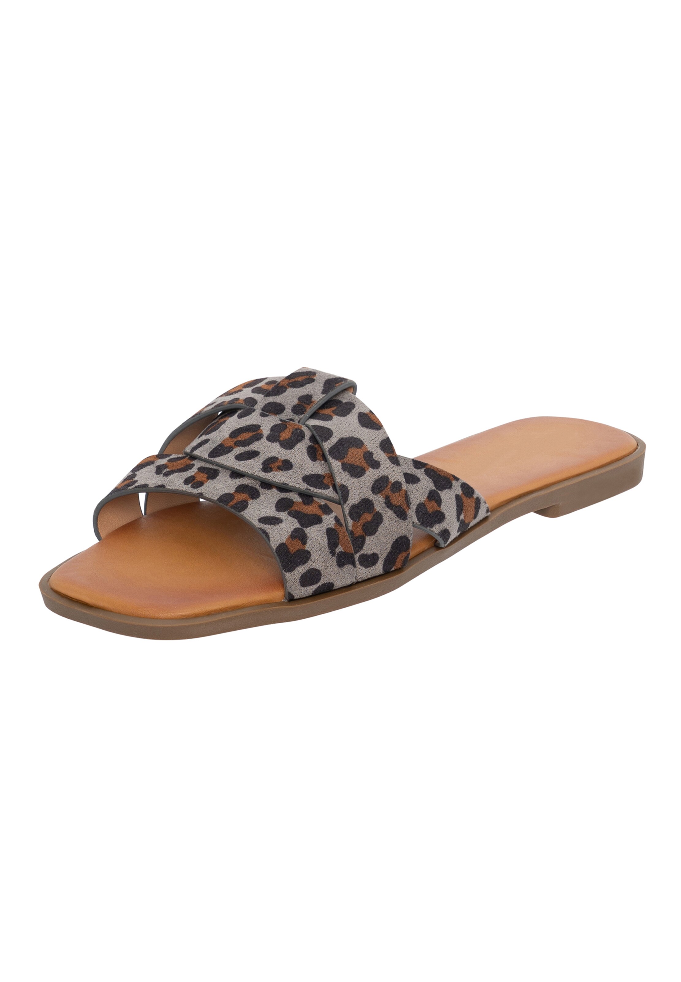 Salinyang Mule en 36 en cognac / brocart / noir, Vue avec produit