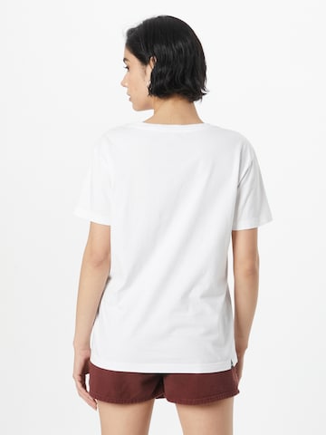 DENHAM T-Shirt 'EMMA LOVE' in Weiß