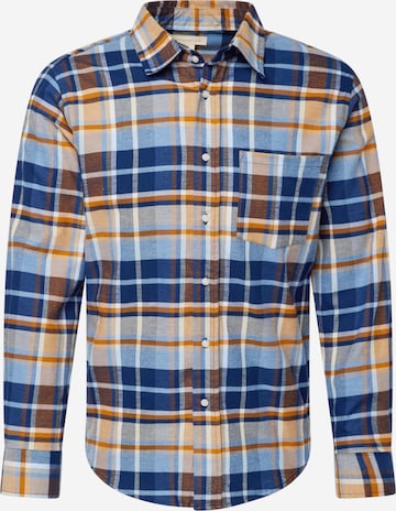 AÉROPOSTALE Regular fit Button Up Shirt in Blue: front