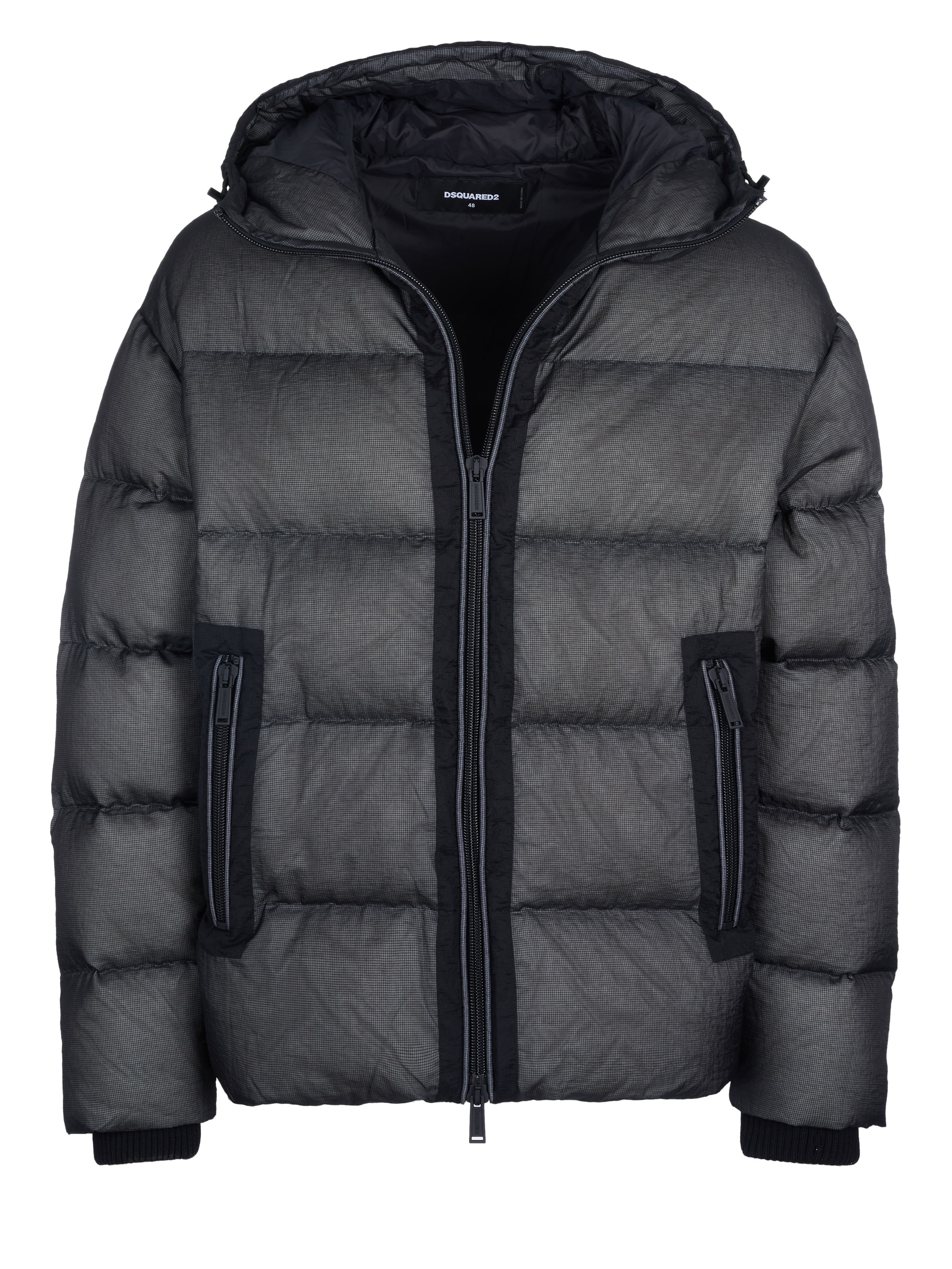 DS2 Winter Jacket 'Dsquared2 Jacke' in Black: front