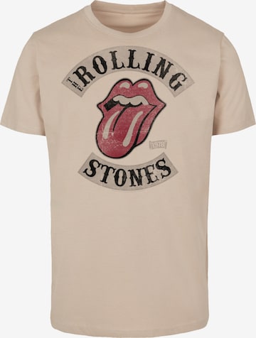 F4NT4STIC Shirt 'The Rolling Stones Tour '78' in Beige: voorkant