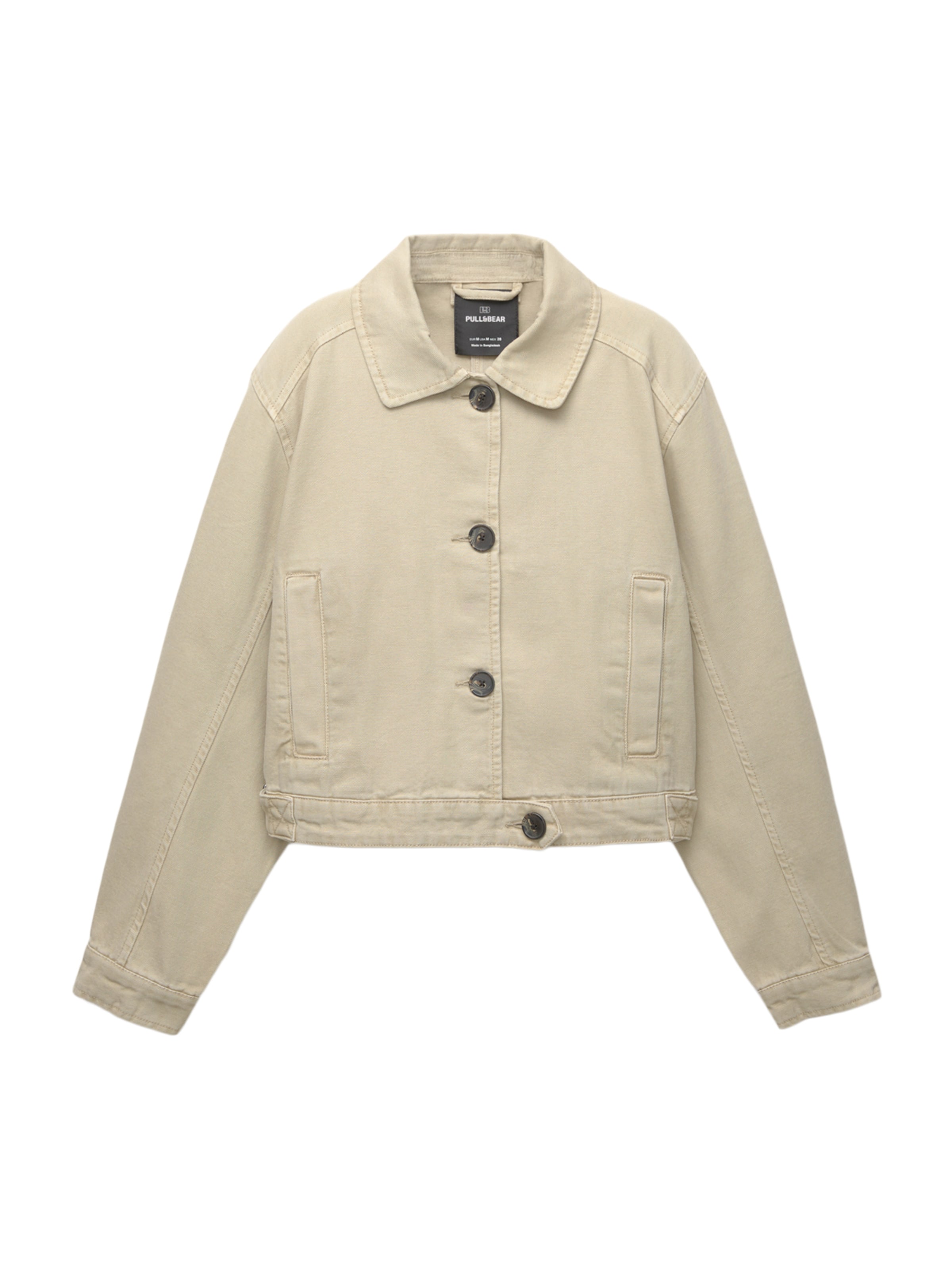 Pull&Bear Between-season jacket in Beige: front