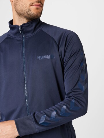 Hummel Sportjas in Blauw