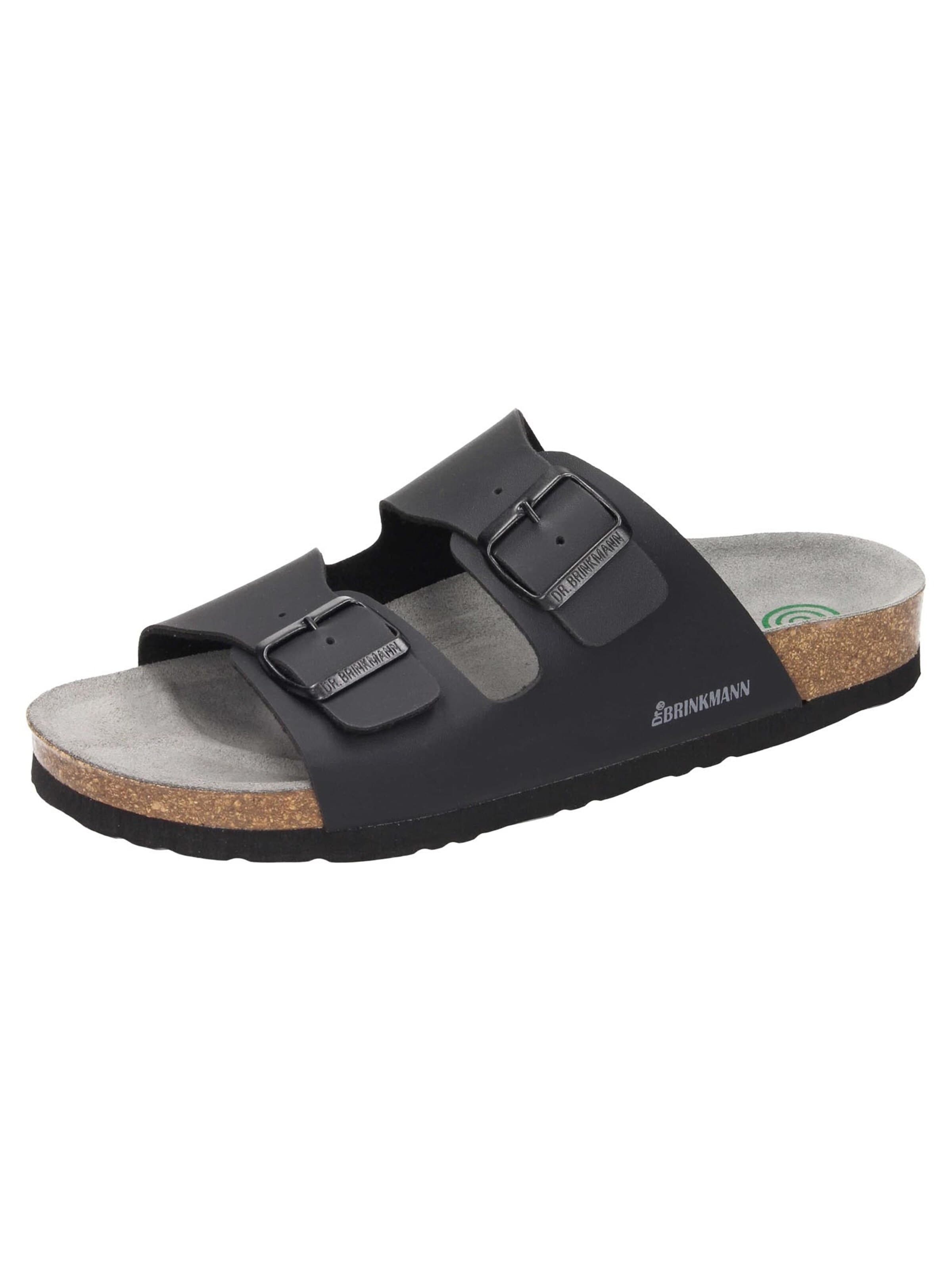 DR. BRINKMANN Mules 'Bonillo' in Black: front