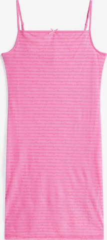 Tommy Jeans Jurk in Roze: voorkant