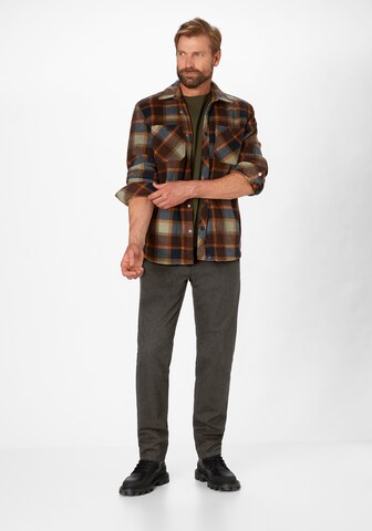 REDPOINT Slimfit Chinohose in Braun