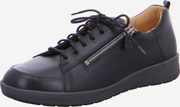 Ganter Athletic Lace-Up Shoes in Black: front
