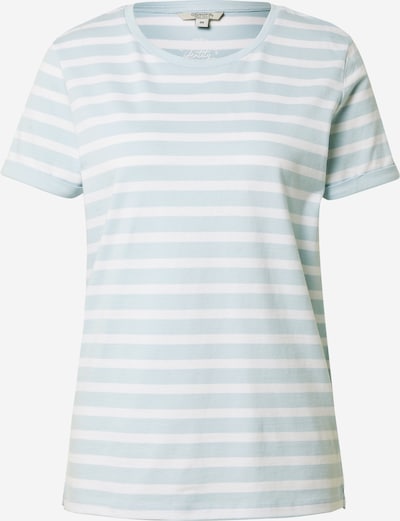 comma casual identity T-shirt i ljusblå / vit, Produktvy