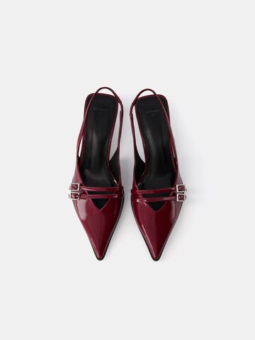 Bershka Slingback pumps in Red