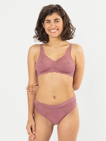 Invisible Soutien-gorge 'Paula' Erlich Textil en rose : devant