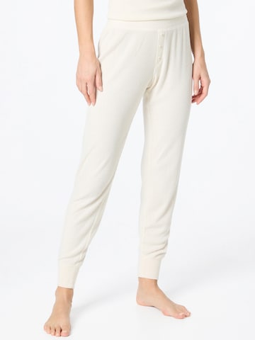 PJ Salvage Pajama Pants in White: front