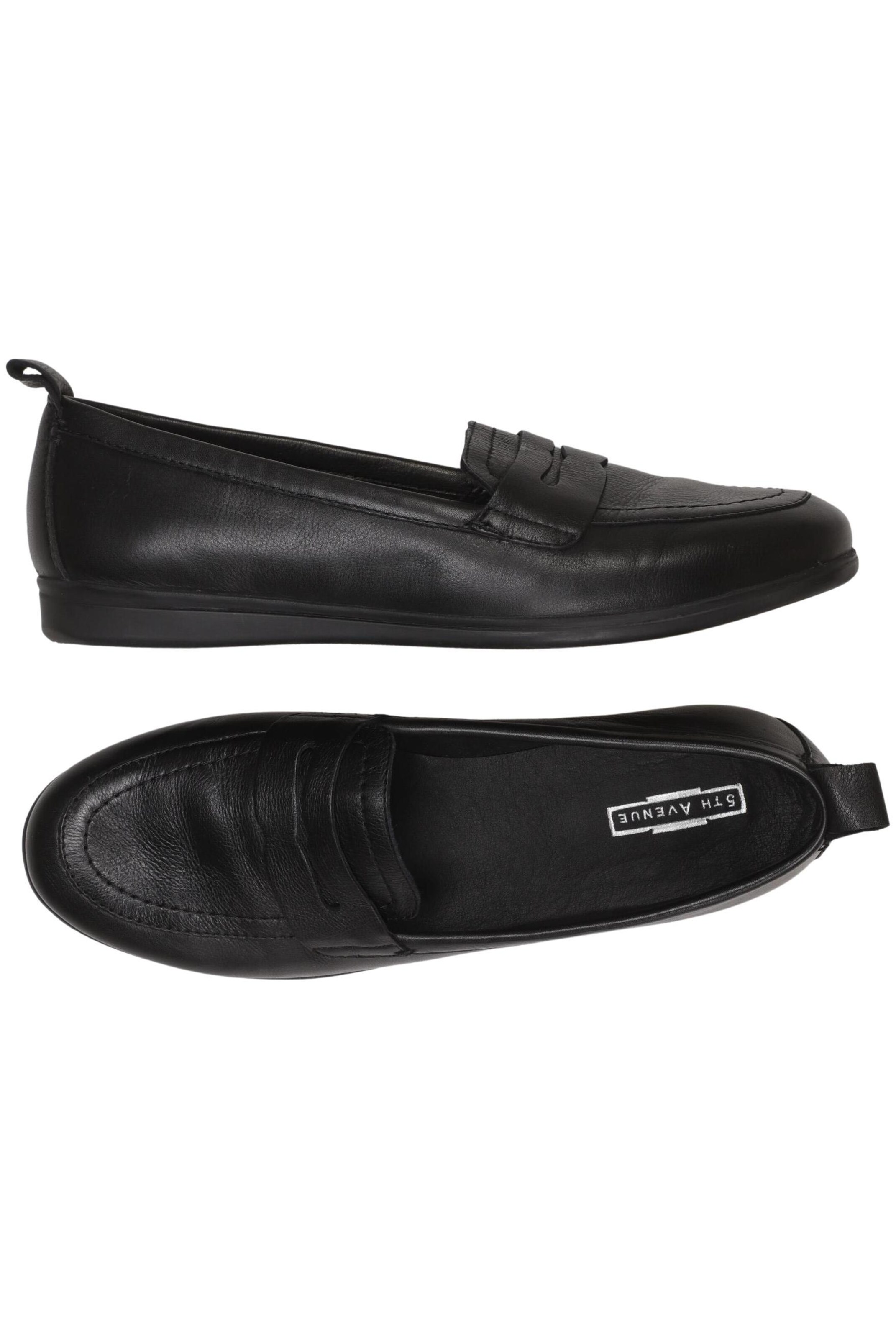 5TH AVENUE Flats & Loafers in 41 in Black: front
