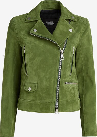 Karl Lagerfeld Jacket ' Suede' in oliv, Produktansicht