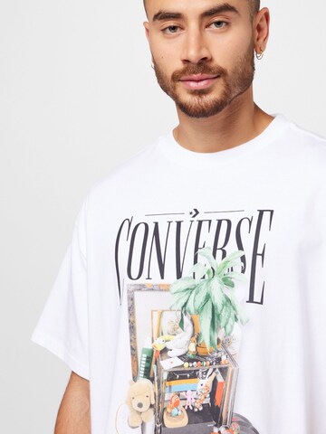 CONVERSE T-Shirt 'Hidden Treasures' in Weiß