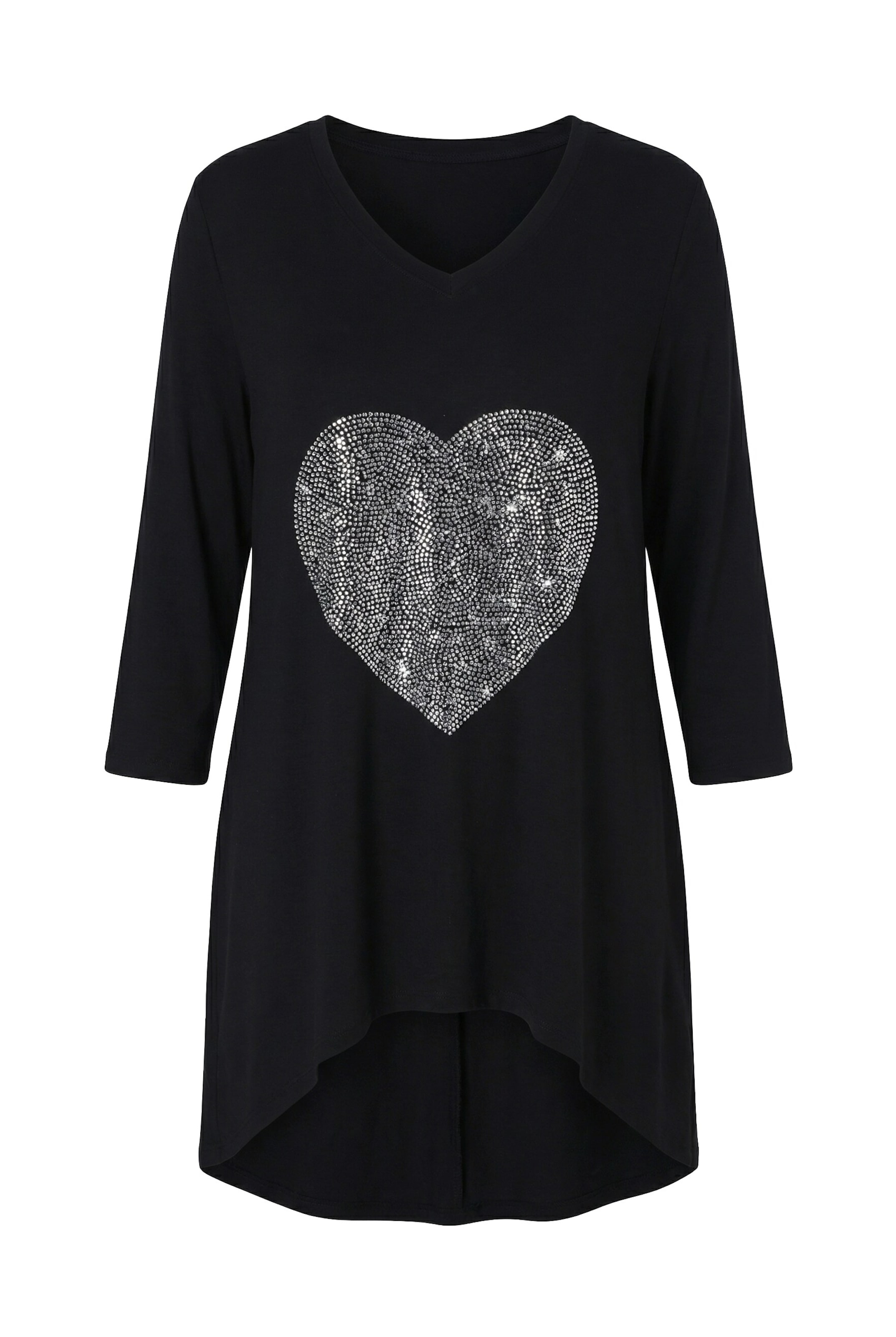 MIAMODA Shirt in Zwart: voorkant