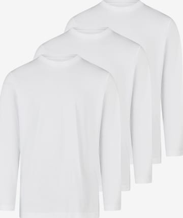 Ragman Shirt 'Basic' in White: front