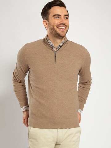 Suitable Shirt in Beige: voorkant