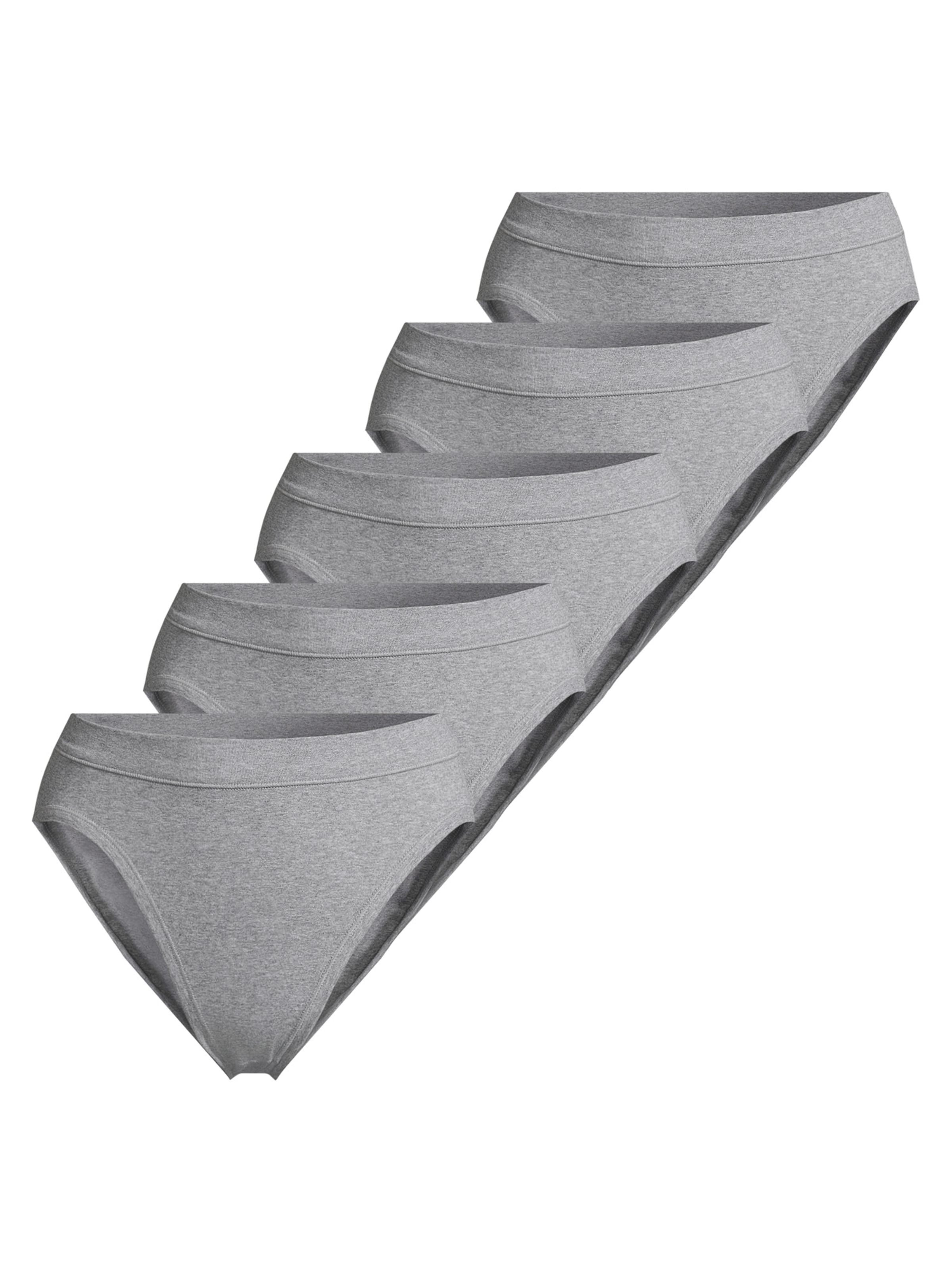 ESGE Panty 'Basic - Feinripp' in Grey: front