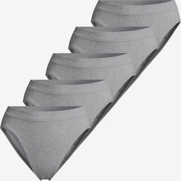 ESGE Slip 'Basic - Feinripp' in Grau: Vorderseite