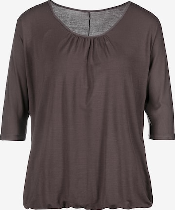 LASCANA Shirt in Brown: front