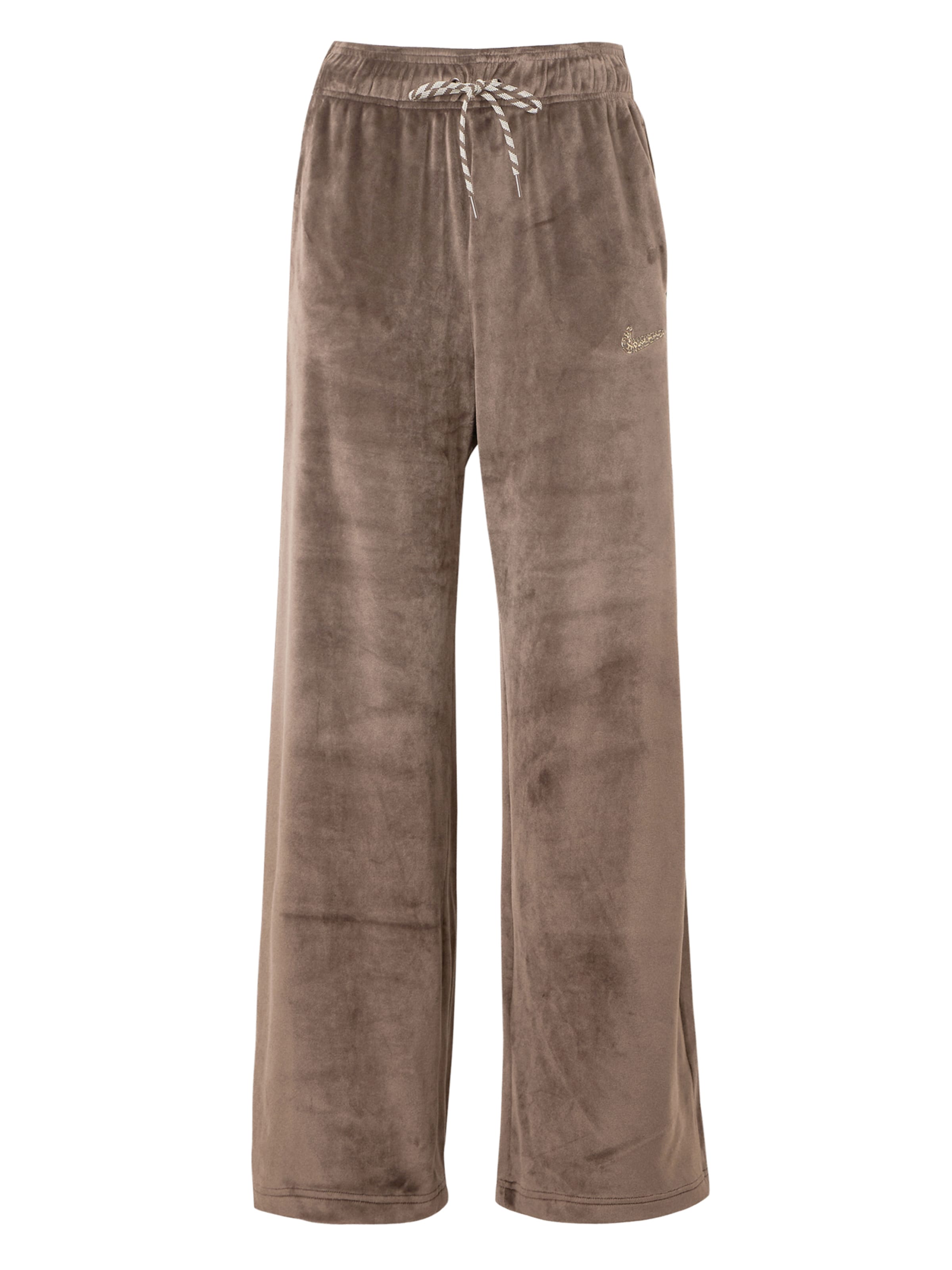 Nike Sportswear Wide leg Παντελόνι σε καφέ: μπροστά