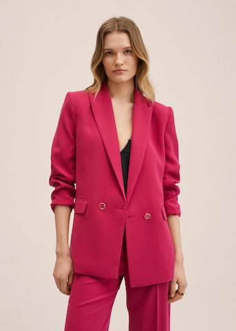 MANGO Blazer 'Iguana' in Pink: front