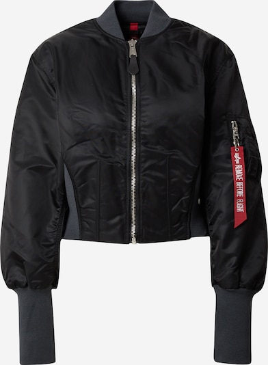 ALPHA INDUSTRIES Välikausitakki 'Ma-1' värissä musta, Tuotenäkymä