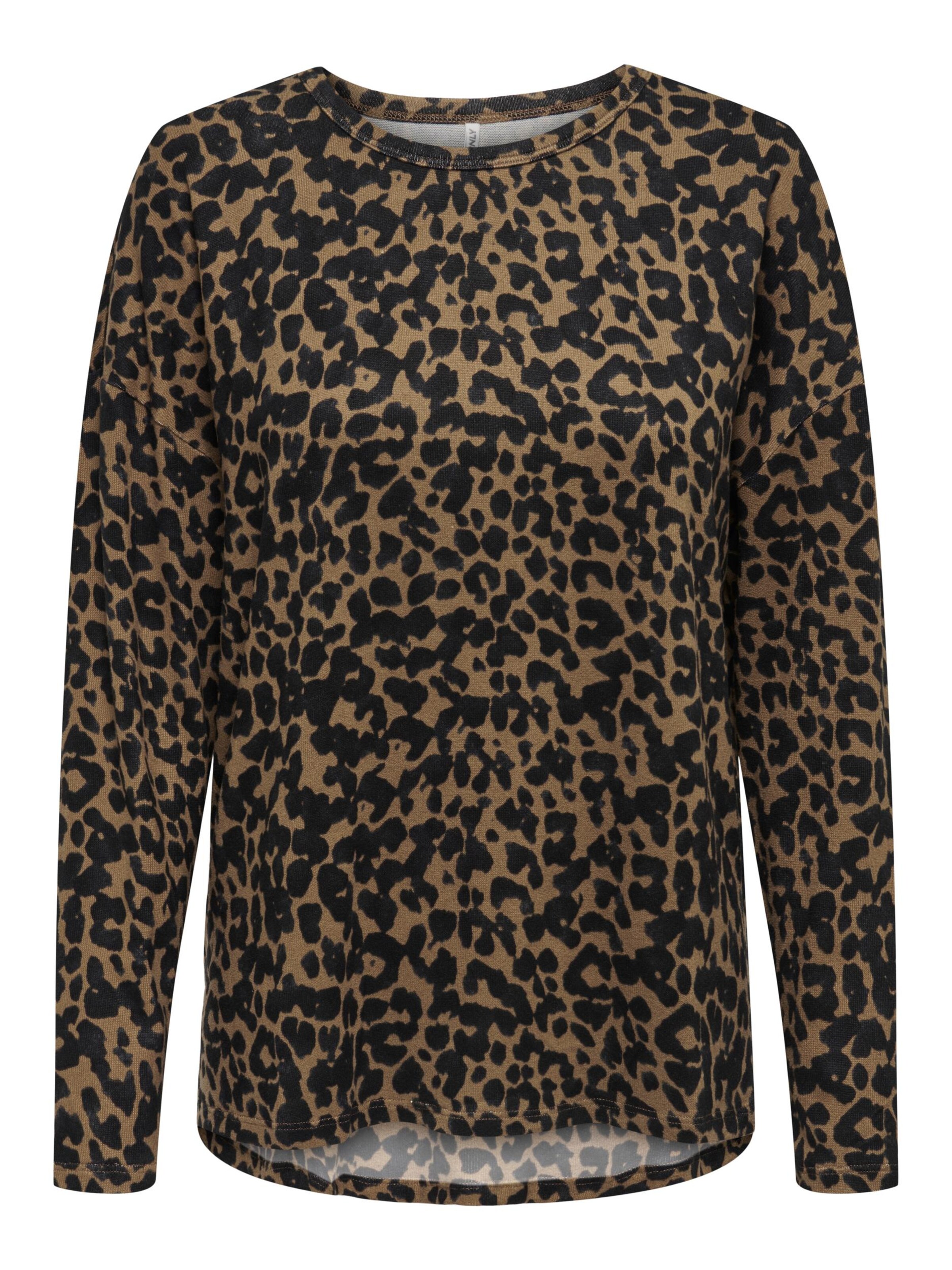 ONLY T-shirt 'ONLANA' i brun: framsida