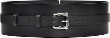 Ceinture 'Athea' Haute Cuir en noir : devant