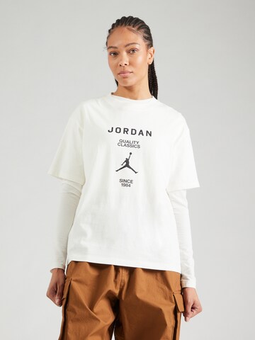 Jordan Футболка в Бежевый: спереди