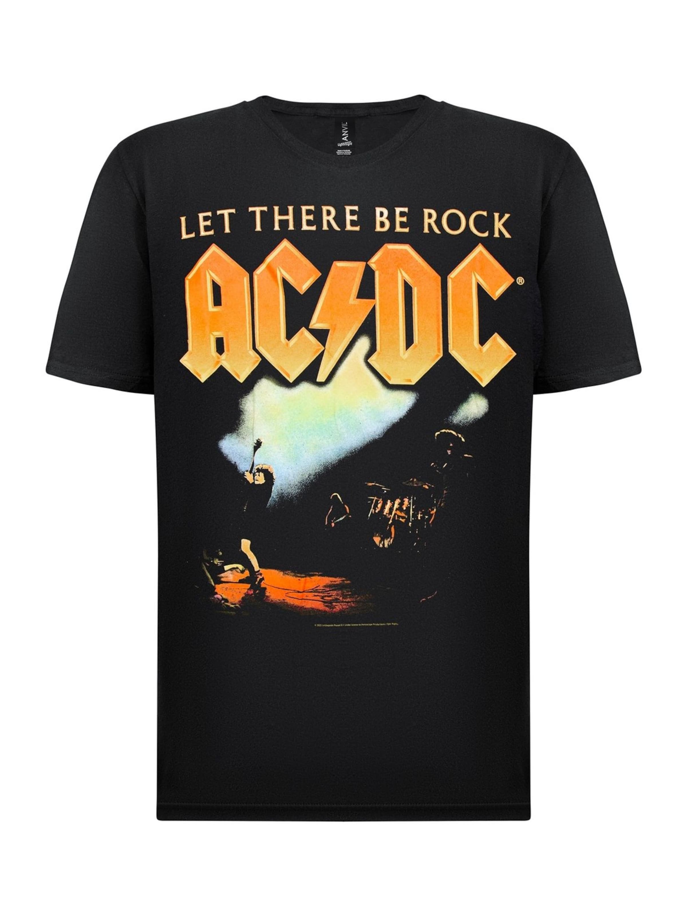 AC/DC Shirt 'AC/DC - Let there be rock  T-Shirt' in Black: front