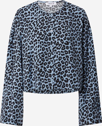 EDITED Blouse 'Birgit' in Blauw: voorkant