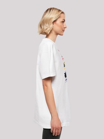 T-shirt oversize 'Cars Racer Profile' F4NT4STIC en blanc