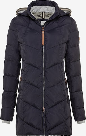 CAMEL ACTIVE Wintermantel in Blauw: voorkant