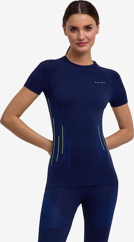 FALKE Base Layer in Blue: front