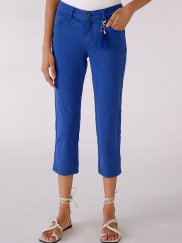 OUI Slimfit Jeans in Blauw: voorkant