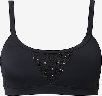 Bustier Hauts de bikini Studio Untold en noir : devant