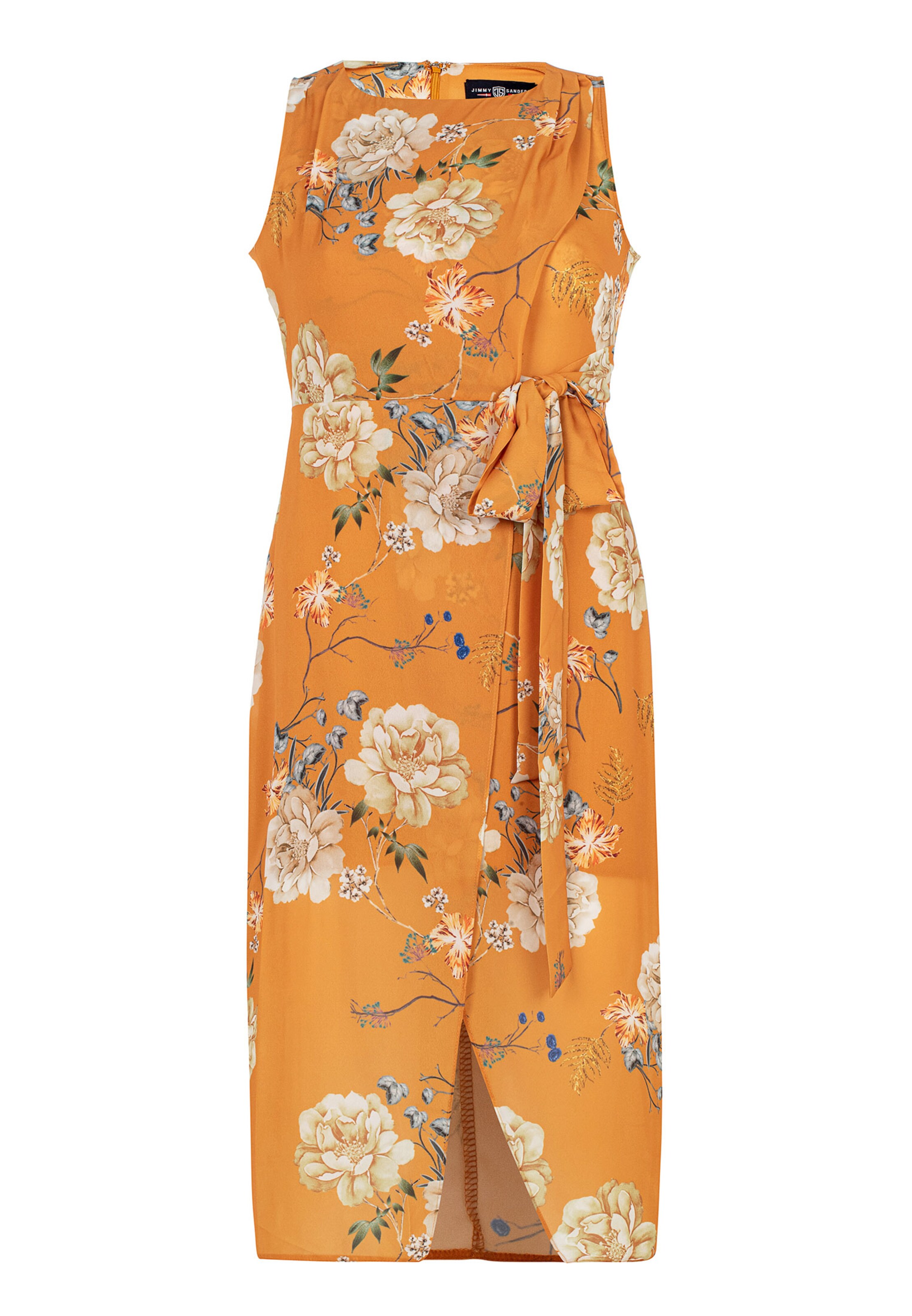 Jimmy Sanders Платье в Оранжевый: спереди