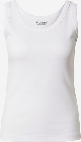 ZABAIONE Top 'Suri' in White: front