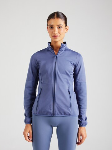ONLY PLAY Athletic fleece jacket 'ONLJetta' in Blue: front