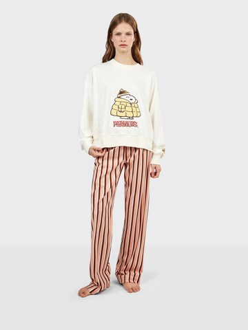 Gisela - Pijama 'Snoopy' en naranja: frente