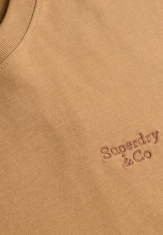 Superdry & Co Shirt 'Essential Serif' in Bruin