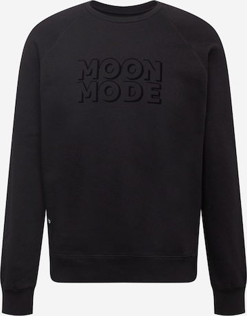 Brava Fabrics - Sweatshirt 'Moon Mode' em preto: frente