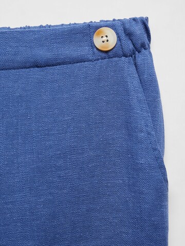 MANGO KIDS Szeroka nogawka Spodnie 'NILO2' w kolorze niebieski