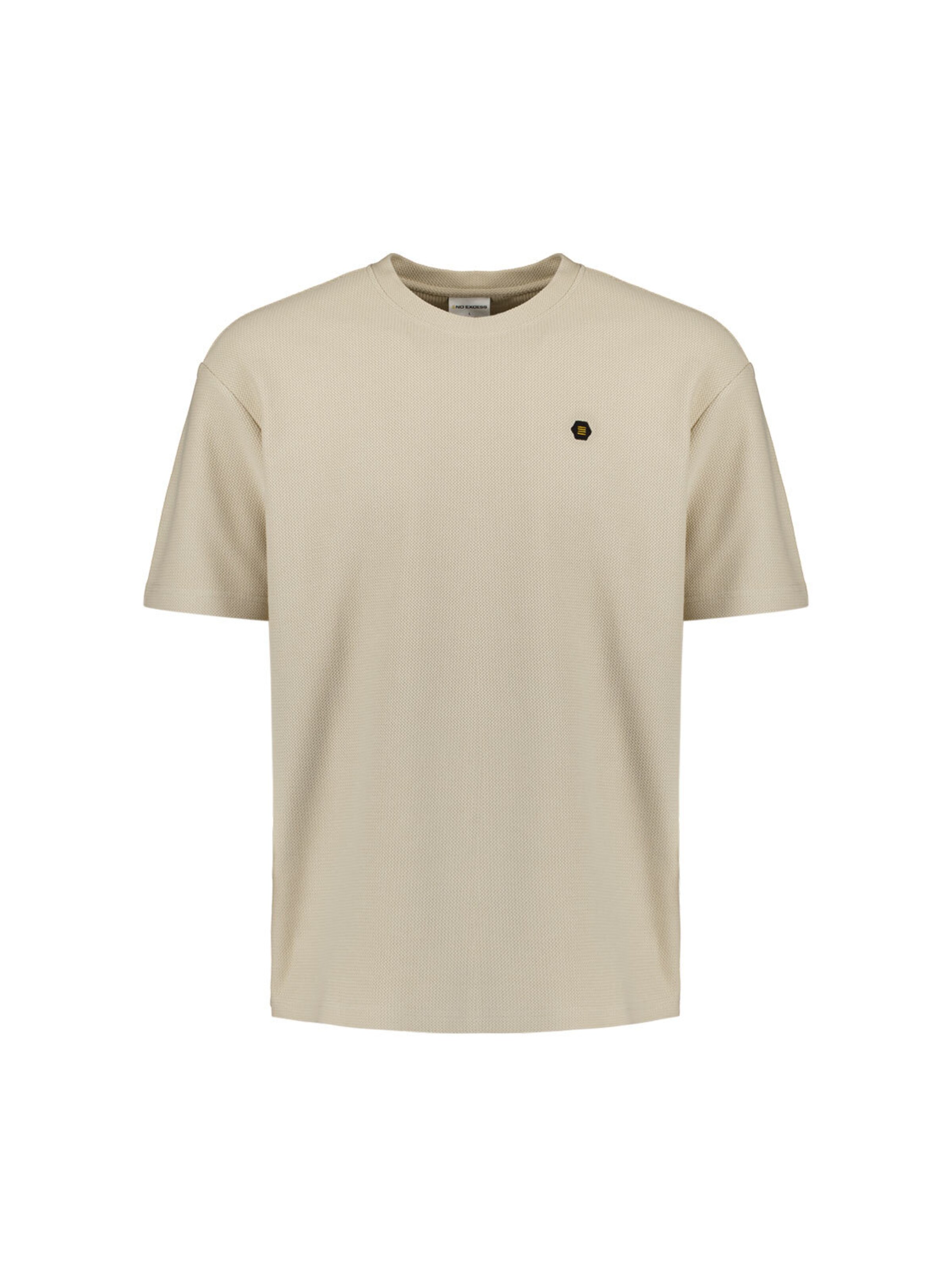 No Excess Shirt in Beige: voorkant