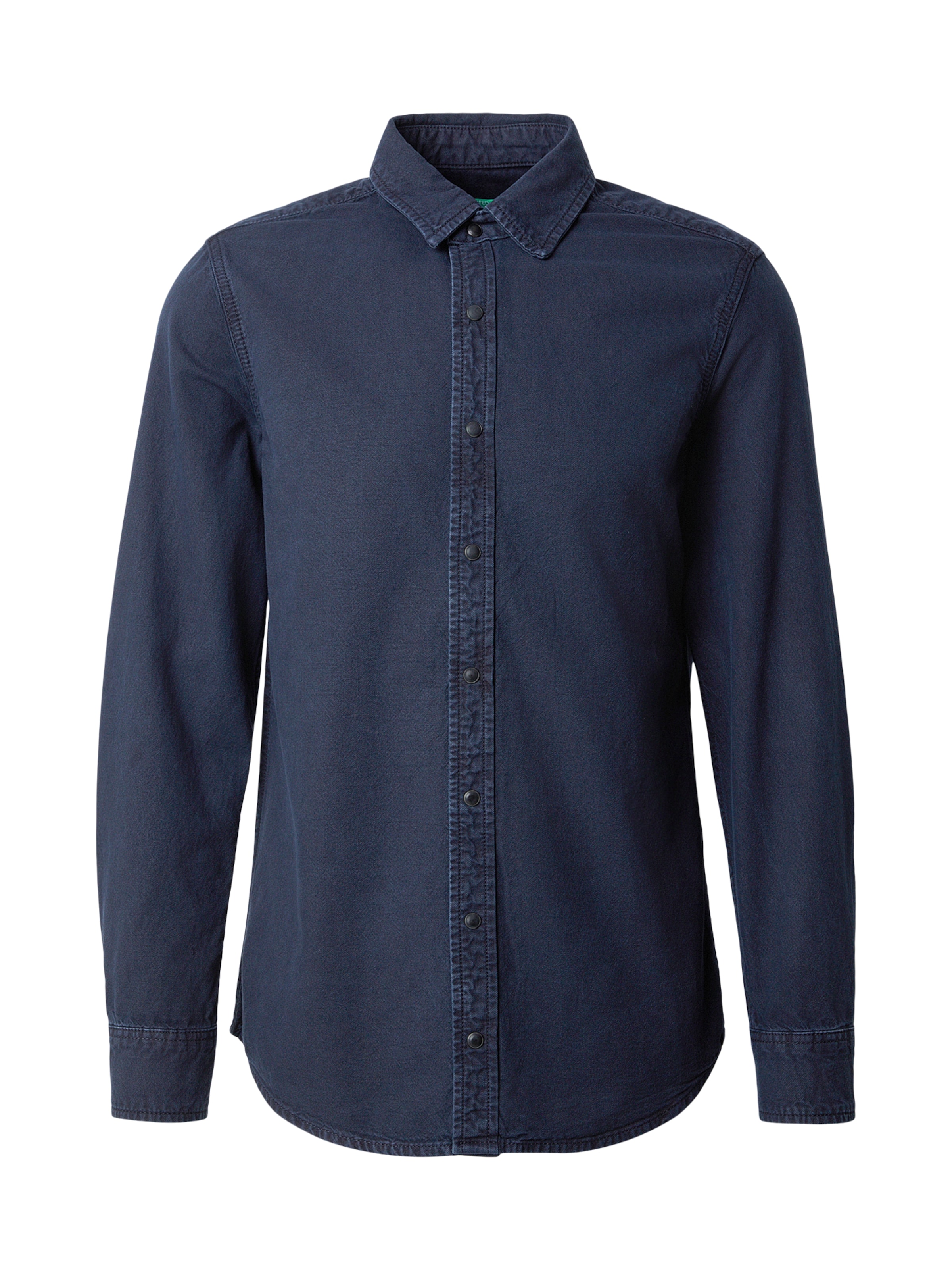 zils UNITED COLORS OF BENETTON Standarta piegriezums Krekls: no priekšpuses