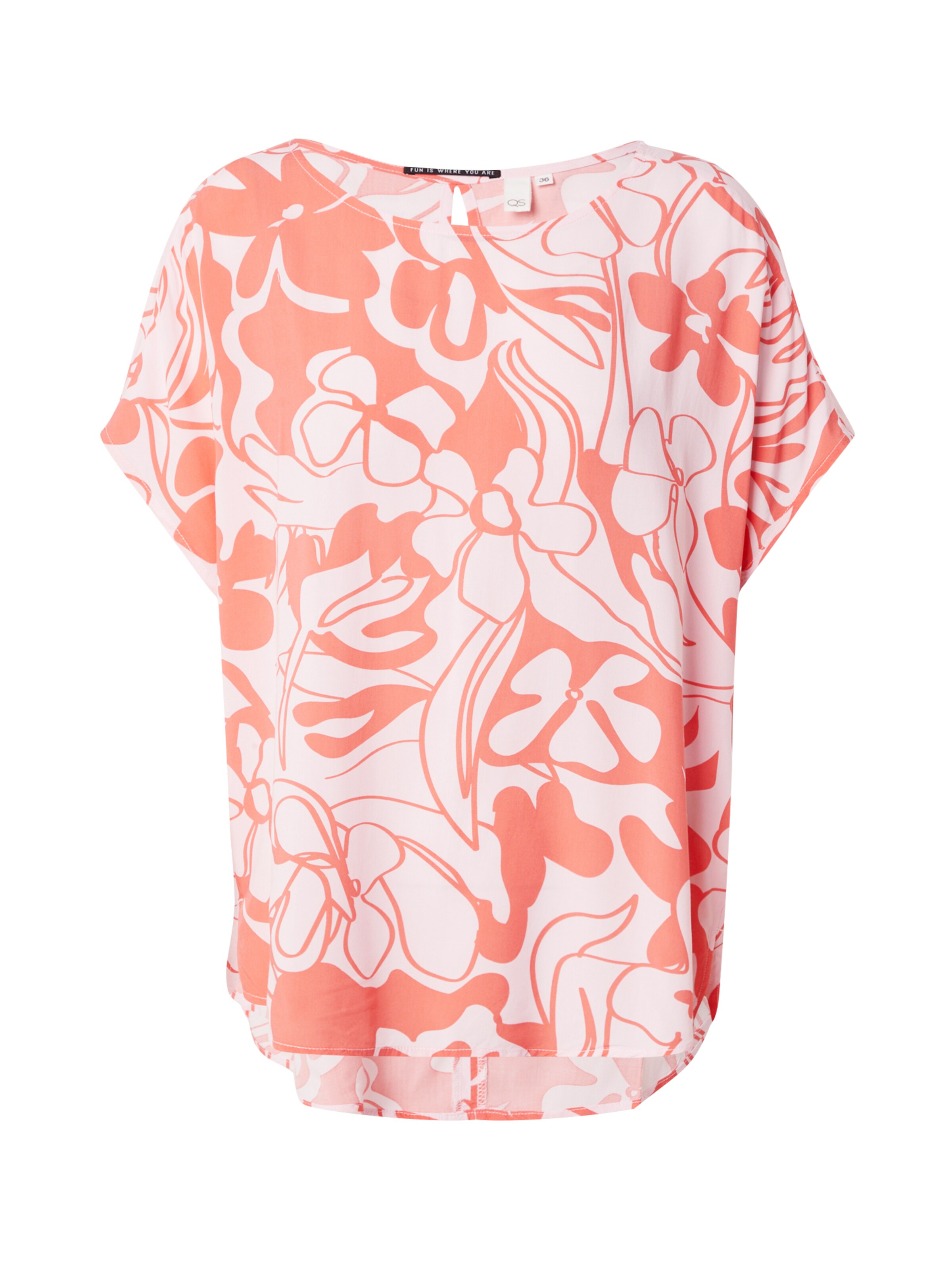Chemisier QS en rose : devant